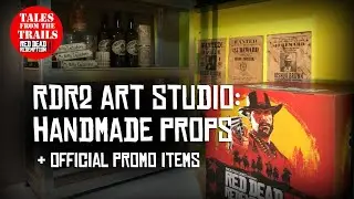 🗣RDR2: Tour of my Red Dead Redemption 2 inspired props & art studio (RDR2 Cosplay / Props)