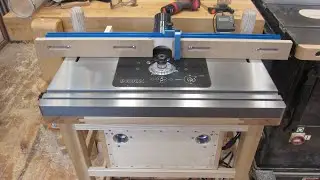 Фрезерный стол: литой стол SawStop RT-C27, INCRA Mast-R-Lift-II, JessEm Pow-R-Tek SR™ Wixey WR525