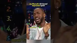 Jay Pharoah's 60-Second Impression Sprint