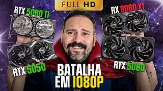 Testei as TOP 4 placas de v&iacute;deo mais baratas em 2026 !!
