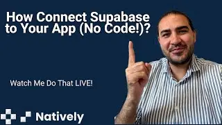 Build a Full Mobile App with Supabase & Natively | No Code Backend Tutorial (iOS + Android)