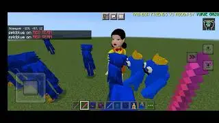 Rainbow friends mod MINECRAFT vs fnaf 9 vs poppy Playtime vs игра кальмара 