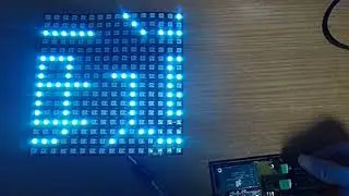 ws2812b led matrix controlled by arduino pro micro (Leonardo / ATMEGA32u4)