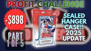 OHTANI HIT!! 🔥 FULL CASE Profit Challenge - 2025 Topps Update Hangers 🔥 PART 1 OF 5 