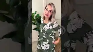 Olive Floral Long Sleeve Shift Dress With Pockets by Dear Scarlett - small thru 3X - 🔗📌 in comments