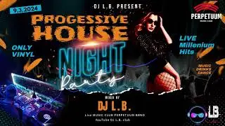 House Progressive vinyl mix live from the club Perpetuum DJ L.B.( 9.3.2024)
