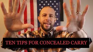 10 Best Concealed Carry Tips for Beginners / Where and how to carry your pistol / EDC Gear