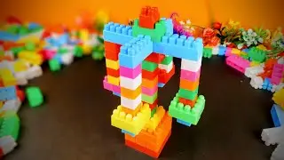 Satisfying DIY Block Merry-Go-Round Build 🎡| Lego-Style Chakri Jhula | ASMR Relaxing Block Nagardola