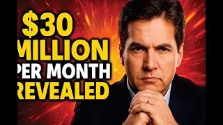 Craig Wright Goes ALL IN: $30M Per Month on Bitcoin Revival (Full Story)