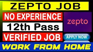 ZEPTO WORK FROM HOME 2026 | Earn Money Online #Onlineearnings