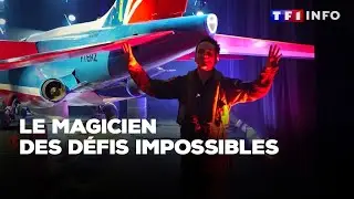Un Alphajet sur sc&egrave;ne : le d&eacute;fi fou de l'illusionniste Ga&euml;l Brinet｜TF1 INFO
