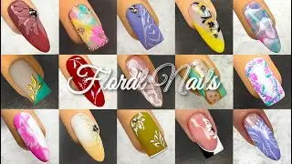 Floral Nail Art Design 2024 | Best Floral Nail Polish design