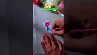 DIY :-the CUTEST gift idea🌷✨💖🌿#diy#short#craft#ytshorts#art#valentinesday #shorts#gift#surprise#card