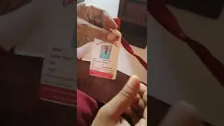 Id Card Pasting || how to paste card on holder #idcard #pastingidcard