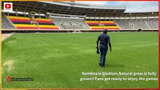 Namboole Stadium. Natural grass is fully grown. Fans get ready to enjoy the games #Kampala
