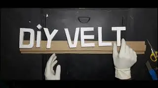How to make 3D Paper Letters | DIY Velto Easy 3D Paper Craft for Room Decor ✨