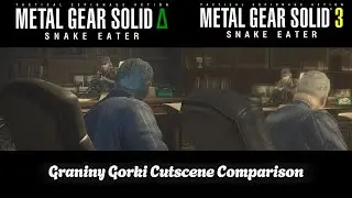 MGS Delta vs MGS3 &ndash; Graniny Gorki Cutscene Sibe By Side Comparison