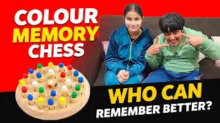 Family Games Challenge | Color Memory Game Chess | Indoor Family Games | Color Memory Chess