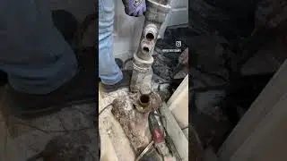 Out with the old & In with the new #aesthetic #art #underground #plumbing #shorts #satisfying #love