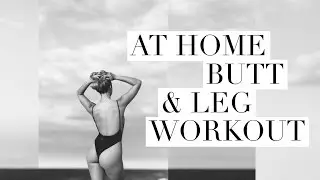 At Home Leg and Butt Workout - Exercise Band | Aja Dang