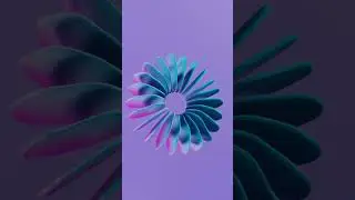 Created abstract art animation. @TheDucky3D  Thank you!! #3d #blender #blender3d#abstract #render