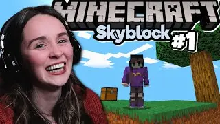 PLAYING SKYBLOCK for the FIRST TIME   EVER!! | Minecraft Skyblock Series Ep #1