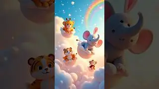 Wild Animals Are Dancing | Animals  | #shorts #cartoon  #kidsongs #kids #animation #animals