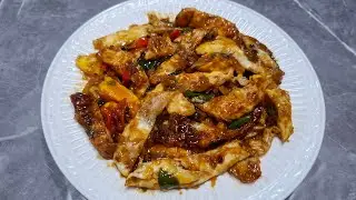 Cara membuat resep TUMIS TELUR SAUS TIRAM Enak banget