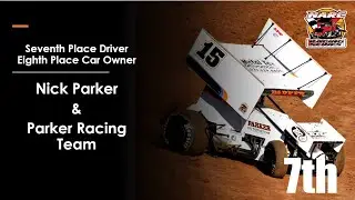 NICK PARKER - 7TH PLACE DRIVER IN 2024 NARC 410 SPRINT CAR SERIES STANDINGS