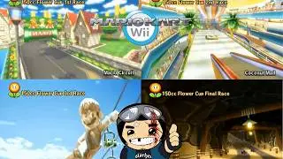 Mario Kart Wii - Grand Prix 150cc Flower Cup 3 Stars Rank (Perfect Run) Played by Tavo Show