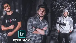 Lightroom MOODY BLACK Editing🔥| Lightroom Mobile Tutorial | Ether Editz