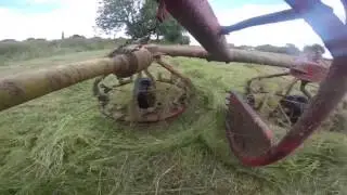 Shaking grass with a pz haybob