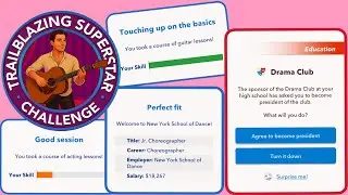 HOW TO COMPLETE THE TRAILBLAZING SUPERSTAR CHALLENGE | become president of the drama club | Bitlife