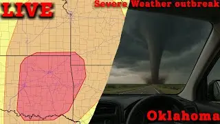 LIVE - Severe Weather Outbreak Likely - Large hail and strong tornadoes possible (5/19/25)