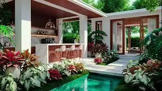 Warm Productivity Music with Calm Garden Ambience Paired with Relaxing Morning Jazz
