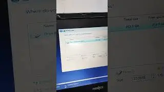 How to create partition while installing windows 10