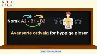 Norskpr&oslash;ven A2-B1-B2: Avanserte ordvalg for hyppige gloser