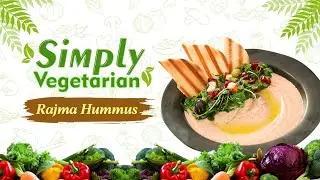 Rajma Hummus - Creamy Middle Eastern dip with an Indian twist