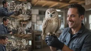 Hero Rescuer Saves Injured Snowy Owl with a Broken Wing | A Heartwarming Winter Miracle #owl #rescue