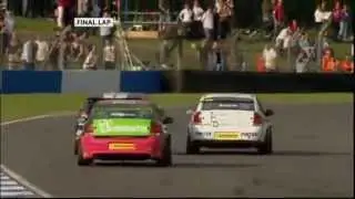 BTCC Donington 2011 Rennen 3 Neate schwerer Unfall