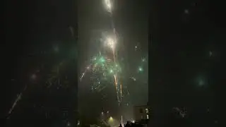 Fireworks #copenhagen #christmas #fireworks #snow #drone 