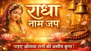 राधा नाम जप 🙏 | 108  राधा नाम | श्रीराधा रानी की असीम कृपा #Peaceful Bhajan #kidswithraghav #ytfeed 