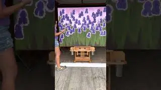 Big iris painting part 24