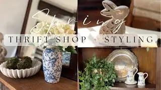Thrift With Me for Affordable Spring Home Decor | Haul + Decorating Ideas