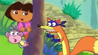 Dora the explorer boots and swiper easy drawing step by step | Dora colouring book 