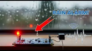 DIY Rain Detector ｜｜ How to Make a Simple Rain Alarm Circuit ｜｜ Useful Science Project