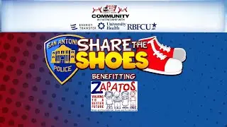 SAPD teams up with KSAT Community in annual 'Share the Shoes&rsquo; drive
