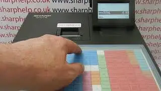 How To Set Up And Use Training Mode On The Sharp XEA217 / XEA217B / XEA217W Cash Register