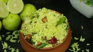 Lemon Rice 🍋 Super Tasty South Indian Food Recipe | Quick Lunchbox & Festival Special