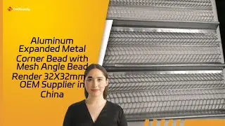 Aluminum Expanded Metal Corner Bead with Mesh Angle Bead Render 32X32mm - OEM Supplier in China